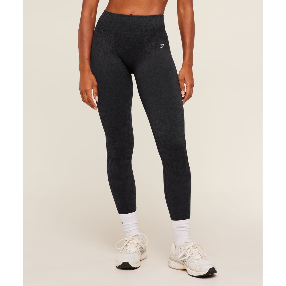Gymshark Whitney Adapt Animal Seamless Leggings Pants High Waist Bum Scrunch s
